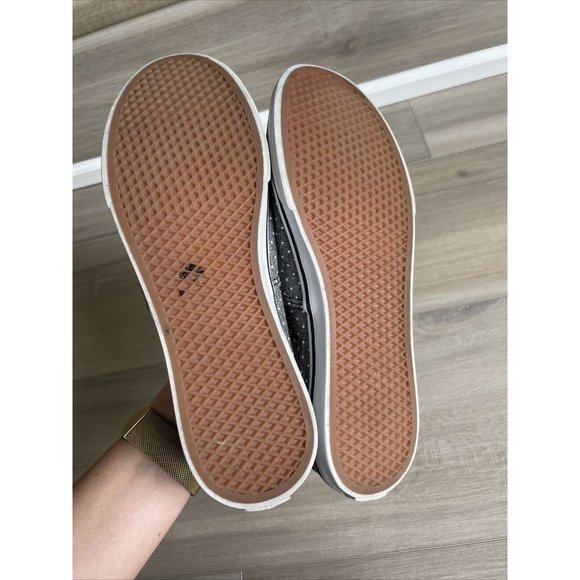 Vans Womens‎ Gray Polka Dot Low Top Lace Up Canvas Shoes Size 7.5 - Picture 7 of 10